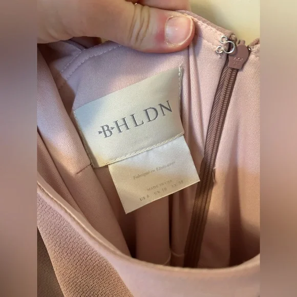 NWT BHLDN pink bridesmaid dress womens size US 6 - Picture 3 of 4